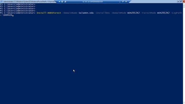 MCSA 70-742 - Lesson 32 - Installing AD DS and DC on the Server Core смотреть онлайн