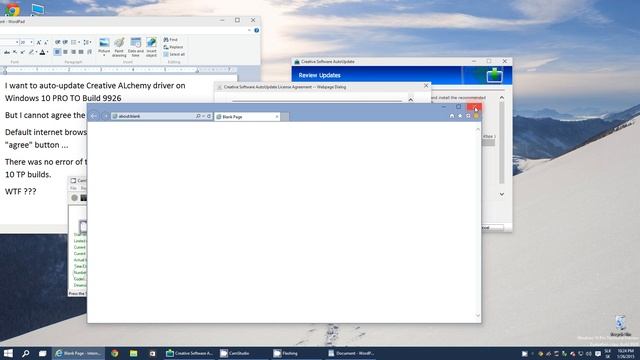 Windows 10 TP Build 9926 (January 2015) driver update error смотреть онлайн