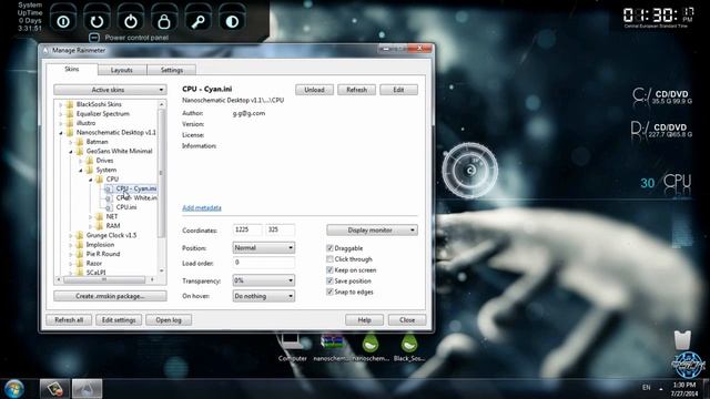 Customize your Windows 7 with Rainmeter смотреть онлайн