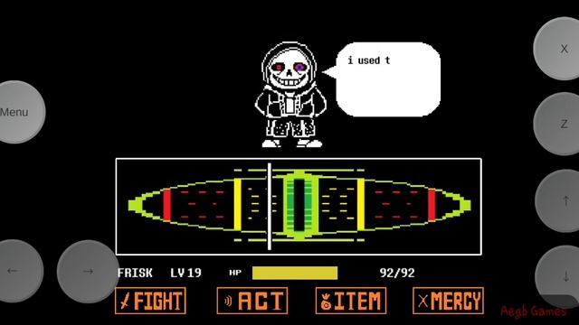 Dust Sans Battle (Android) смотреть онлайн