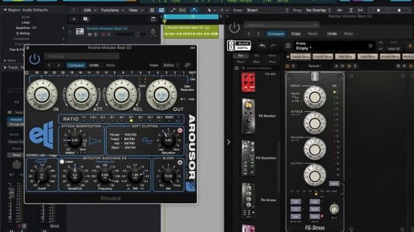 COMPRESSOR - Distressor - AROUSOR VS FG STRESS #compressor #mixagem #distressor