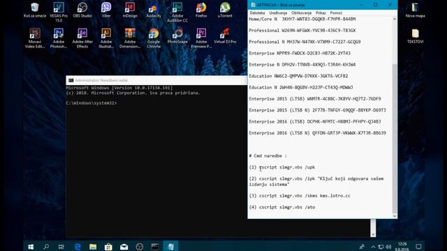 KAKO AKTIVIRATI WINDOWS 10 U MANJE OD 2 MINUTE! (TUTORIAL) смотреть онлайн