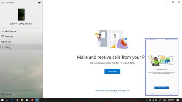 Cara telepon dan sms menggunakan laptop windows 10 смотреть онлайн