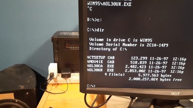 Windows 95 on a PS/2 Model 56 486SLC2 смотреть онлайн