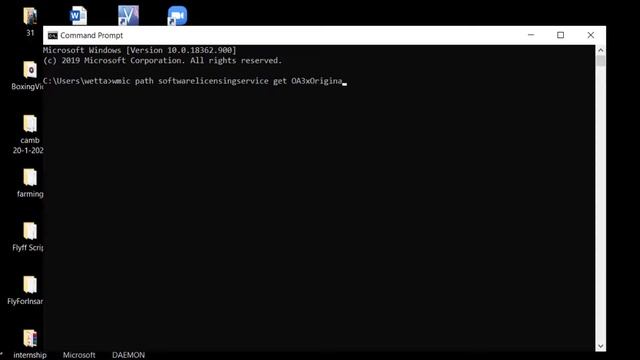 comment recuperer votre cle d'activation windows avec CMD смотреть онлайн