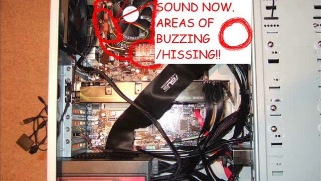 Hissing/buzzing Asus P5KC motherboard Q6600 under load смотреть онлайн
