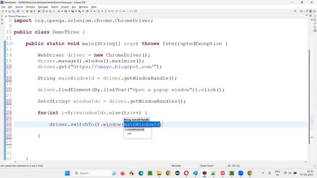 How to close browser popup window in Selenium WebDriver (Selenium Interview Question #540) смотреть онлайн