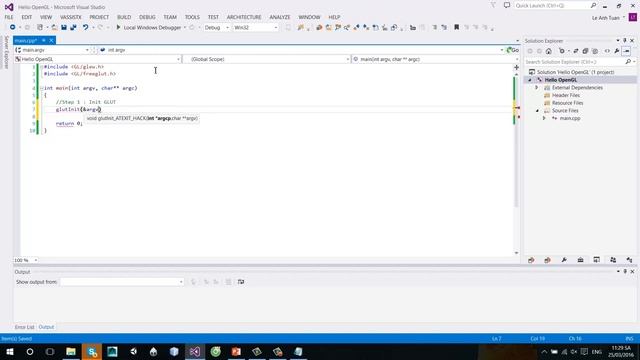 GETTING STARTED IN OPENGL WITH GLEW/GLUT IN VISUAL STUDIO 2013 смотреть онлайн