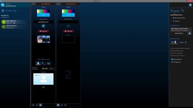 Quicklink TX & Skype TX controller Quick Start Guide Part 2 смотреть онлайн