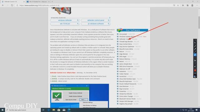 Como Detener o Desactivar el WINDOWS DEFENDER en Windows 10 смотреть онлайн