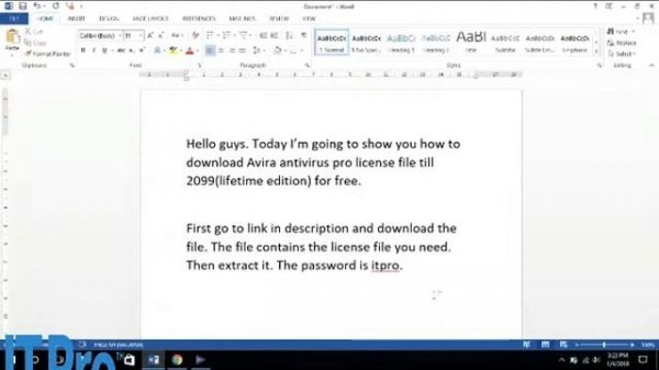How to download Avira antivirus pro license file till 2099