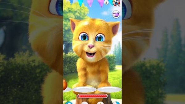 Talking Ginger 2 Eat Apple - Android Gameplay