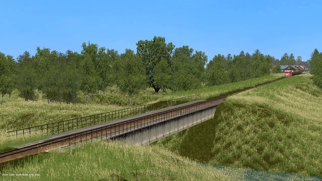 [Trainz 12] ТУ3-044 с думпкарами УВС-22 смотреть онлайн