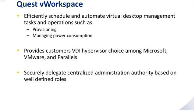 Quest (A Dell company) : A Smarter Way to Desktop Virtualization смотреть онлайн