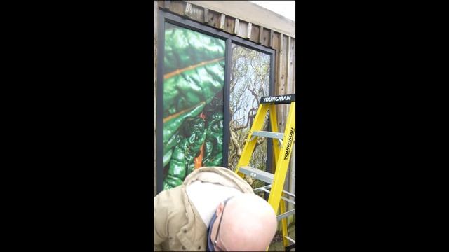 Removing Self Adhesive wallpaper from a glass window смотреть онлайн