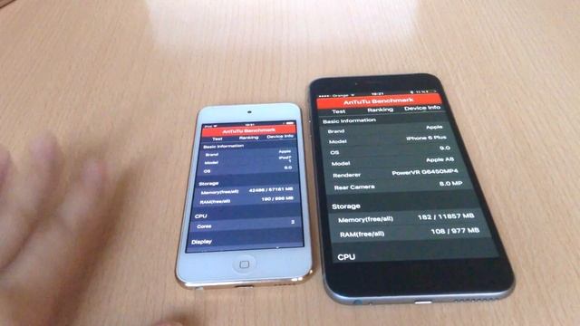 Comparacion iPhone 6 Plus Vs iPod Touch 6G смотреть онлайн