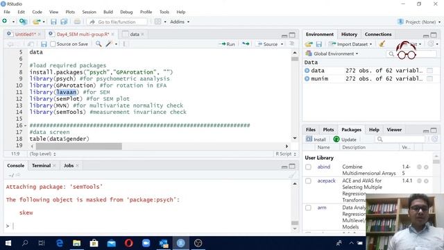 SEM (10): Loading required packages in R смотреть онлайн