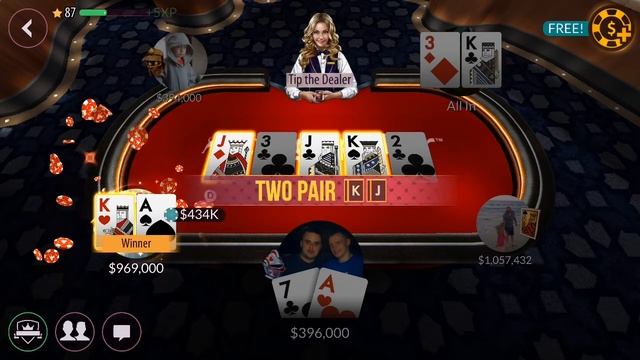Zynga Poker - Easy Win - 1 Million Chips смотреть онлайн