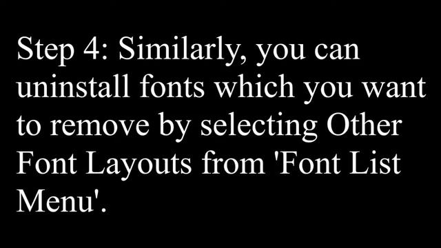 Modular Font Manager - Uninstall Fonts смотреть онлайн