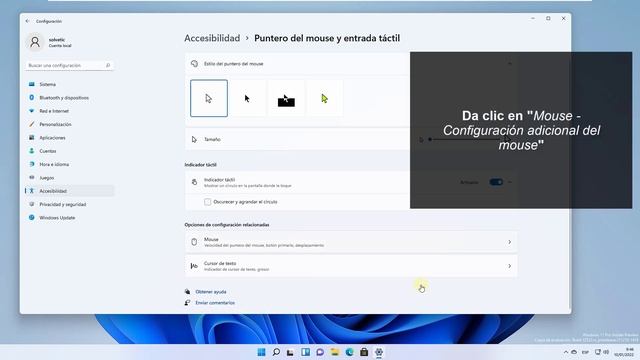 Cambiar Cursor Windows 11 ✔️ Sin programas смотреть онлайн