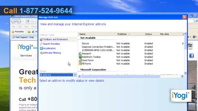 How to disable add-ons in Internet Explorer® 8 in Windows® XP смотреть онлайн