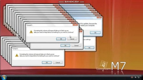 Windows Longhorn Crazy Error