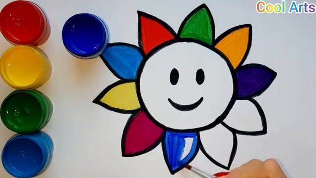 Coloring for kids 💜💙🧡 Раскраска для детей смотреть онлайн