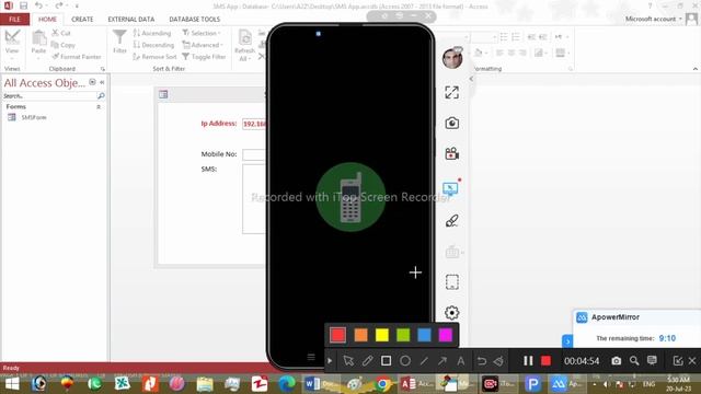 How to send SMS from ms Access to Android Mobile | Part-I | #msaccess |#msaccesstutorial смотреть онлайн