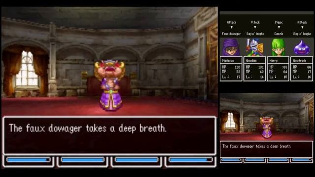 Dragon Quest V [DS] Commentary #034, Coburg Castle: Boss: Faux Dowager смотреть онлайн