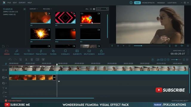 Wondershare Filmora |7/8/9| Visual Effect Pack | 2021 | 100 Original Effect