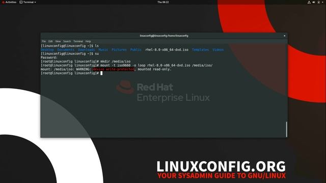 How to mount ISO image on CentOS 8 / RHEL 8 Linux смотреть онлайн