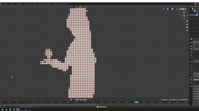 Bad Apple but with Blender geometry nodes смотреть онлайн