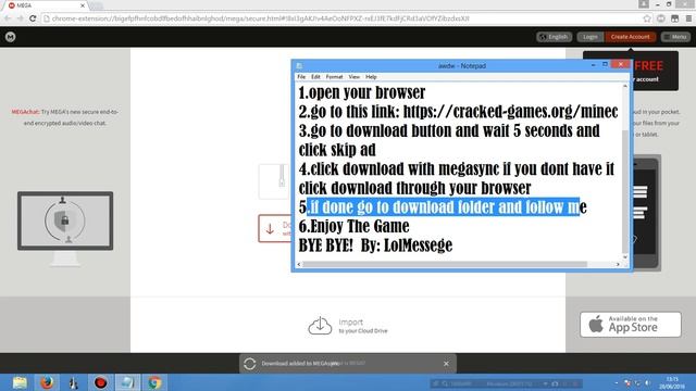 How To Get Minecraft With Multiplayer For Free Windows 7/8/8.1 смотреть онлайн