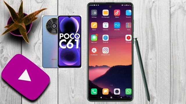Poco C61 Mein Screenshot Kaise Le || 3 Finger Screenshot In Pococ61 ||Poco C61 Screenshot Setting