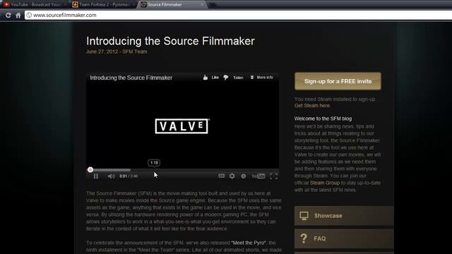 Valve announces Source Filmmaker [OPEN BETA IS LIVE!!] смотреть онлайн