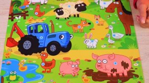 Электронный плакат Синий трактор «Веселые животные» ( Арт ДетМир - 1000877772 )