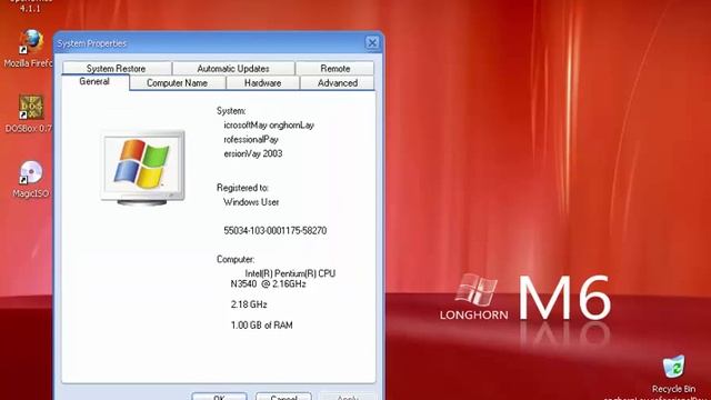 Microsoft Longhorn (Windows Vista Pre-Reset Milestone 6) Build 4033 on Virtual PC 2007 смотреть онлайн