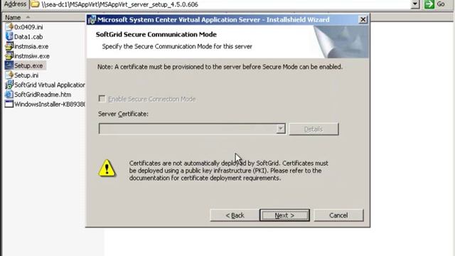 Installing the Application Virtualization Management Server.wmv смотреть онлайн