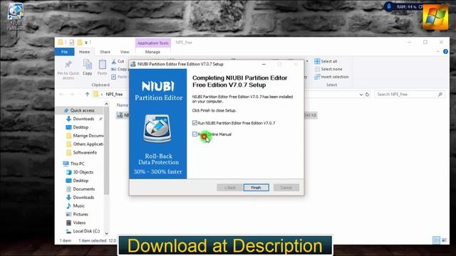 NIUBI Partition Editor Free Edition 7.1.0 смотреть онлайн