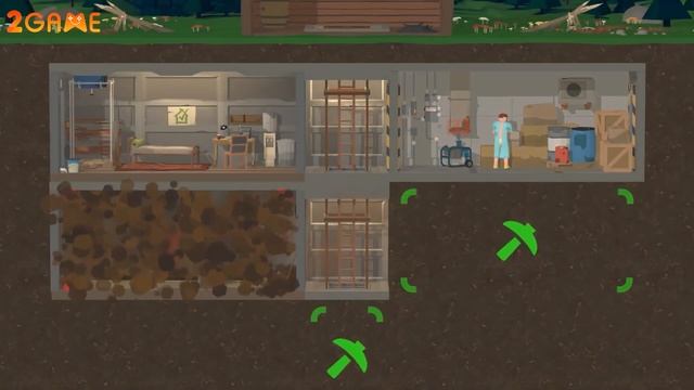 Chống lại bầy zombies giữa rừng rậm cùng game sinh tồn Zombie Forest 3: Underground смотреть онлайн