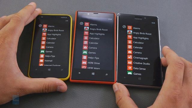 Nokia Lumia family portrait: Lumia 925, 720, 620 and 520 смотреть онлайн