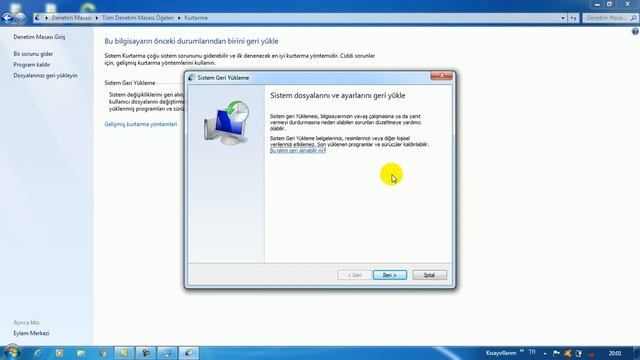 Windows Sistem Geri Yükleme смотреть онлайн