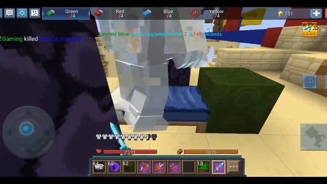 POWER OF LEGENDARY SQUAD In Bed Wars | Blockman Go Gameplay (Android , iOS) смотреть онлайн