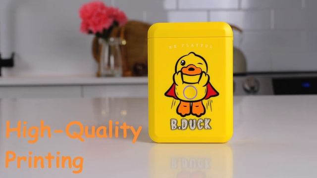 JADENS D110 & B. Duck Label Maker, Portable Bluetooth Label Printer for Storage, Office, Home смотреть онлайн