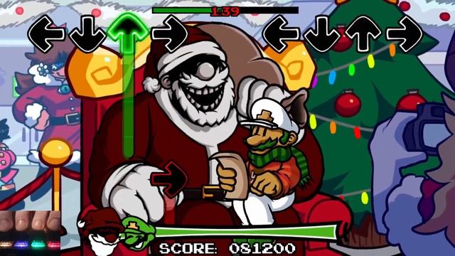 Friday Night Funkin' - Mario's Monday Night Massacre (XMAS UPDATE) FNF MODS смотреть онлайн