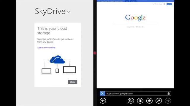Running Two Apps Side By Side in Windows 8 смотреть онлайн
