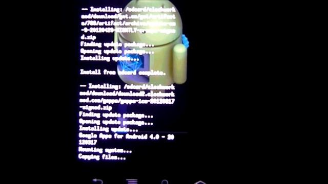 How to update between Cyanogenmod 9 Nightly Builds on Nexus S смотреть онлайн