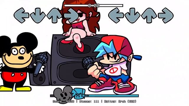 Friday Night Funkin' VS Mokey lol its my first time seeing mokey in a fnf game been so long!!!! смотреть онлайн