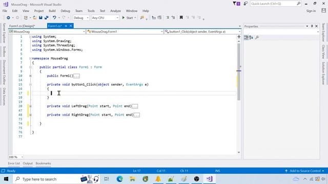 C# - Simulate mouse drag with SendInput (codeproject implementation) смотреть онлайн