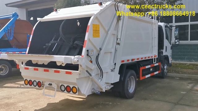 Dongfeng Liuqi 8CBM garbage compactor truck for sale смотреть онлайн